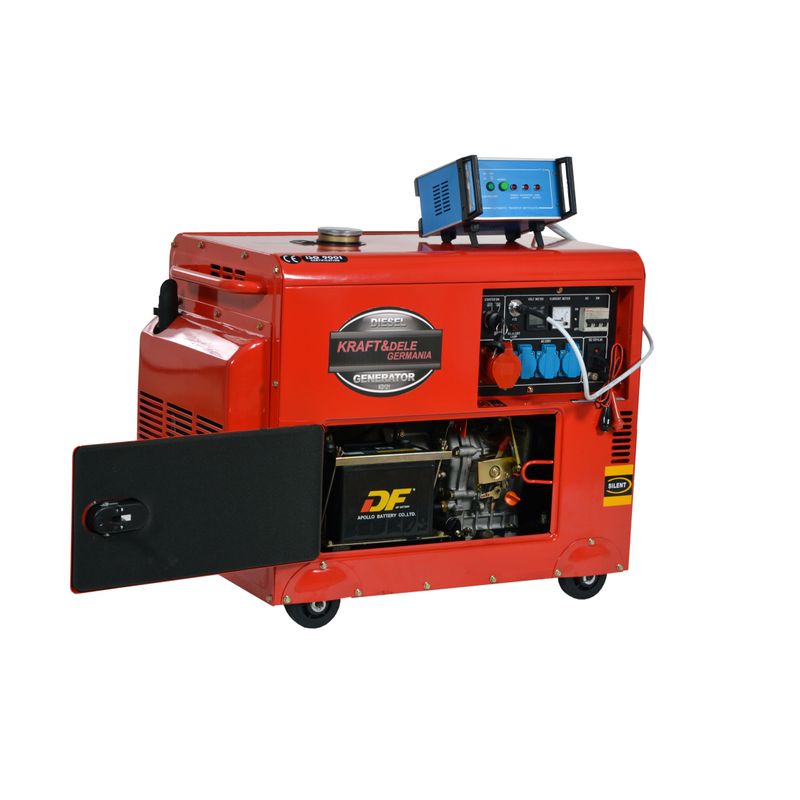 Casa si Gradina - Electrice - Generatoare electrice - Generator motorina cu ATS Kraft&Dele KD121, 7000W, 230/400V - Infinity.ro