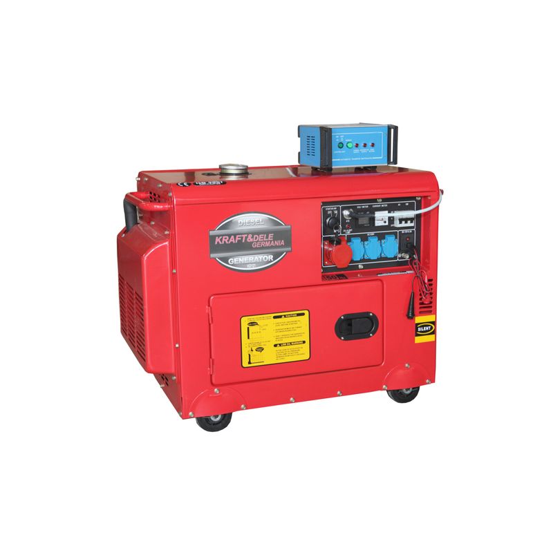 Casa si Gradina - Electrice - Generatoare electrice - Generator motorina cu ATS Kraft&Dele KD121, 7000W, 230/400V - Infinity.ro