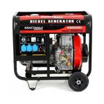 Casa si Gradina - Electrice - Generatoare electrice - Generator curent diesel, 6500W/ 230V, KD122, Kraft&Dele - Infinity.ro