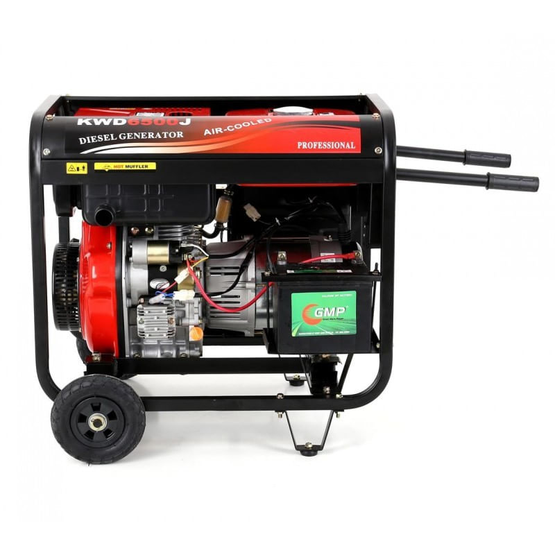 Casa si Gradina - Electrice - Generatoare electrice - Generator curent diesel, 6500W/ 230V, KD122, Kraft&Dele - Infinity.ro