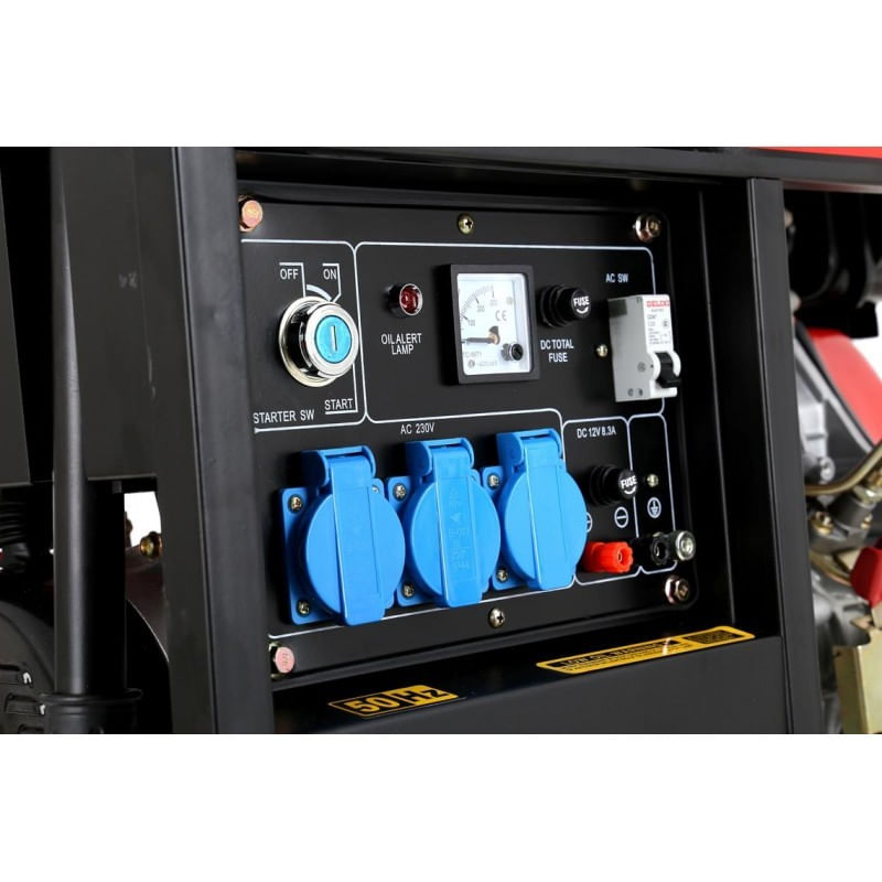 Casa si Gradina - Electrice - Generatoare electrice - Generator curent diesel, 6500W/ 230V, KD122, Kraft&Dele - Infinity.ro