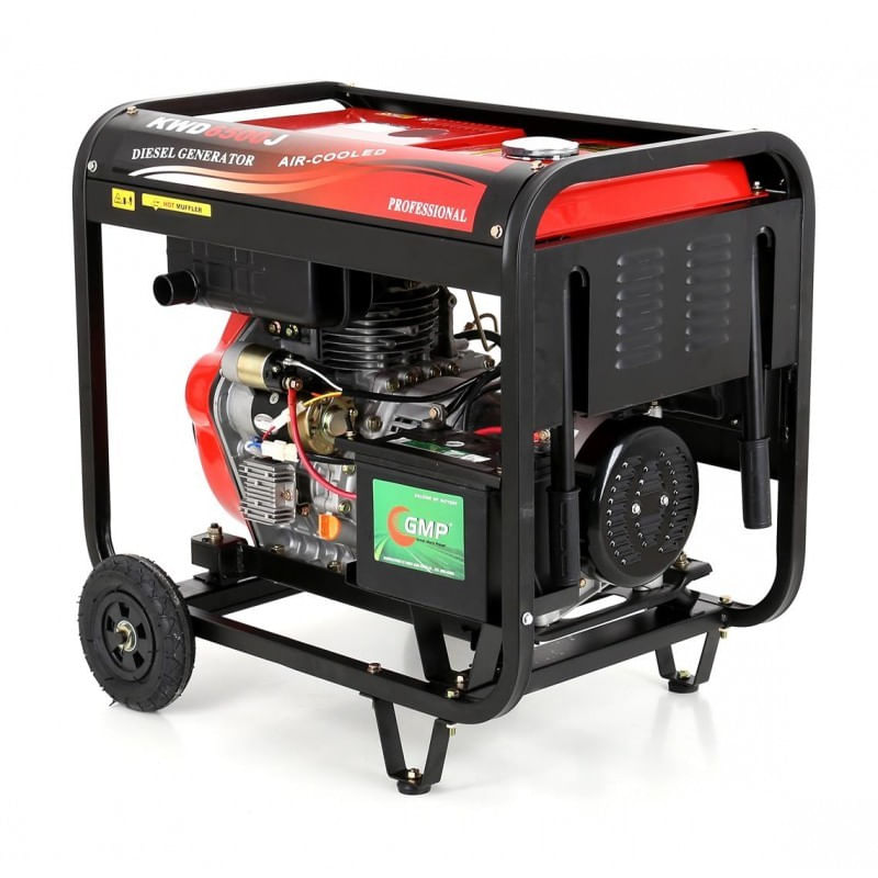 Casa si Gradina - Electrice - Generatoare electrice - Generator curent diesel, 6500W/ 230V, KD122, Kraft&Dele - Infinity.ro