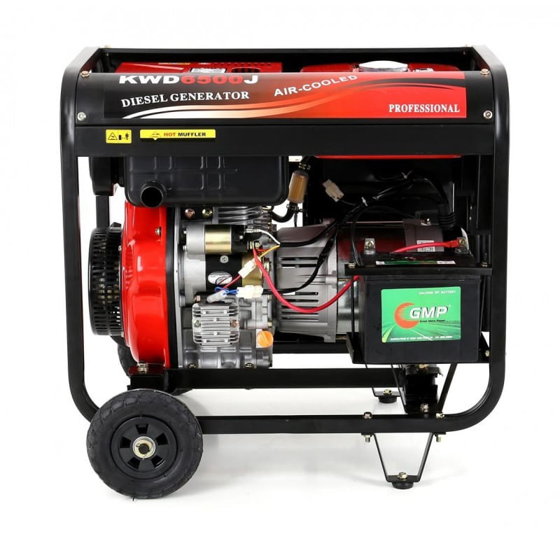 Casa si Gradina - Electrice - Generatoare electrice - Generator curent diesel, 6500W/ 230V, KD122, Kraft&Dele - Infinity.ro