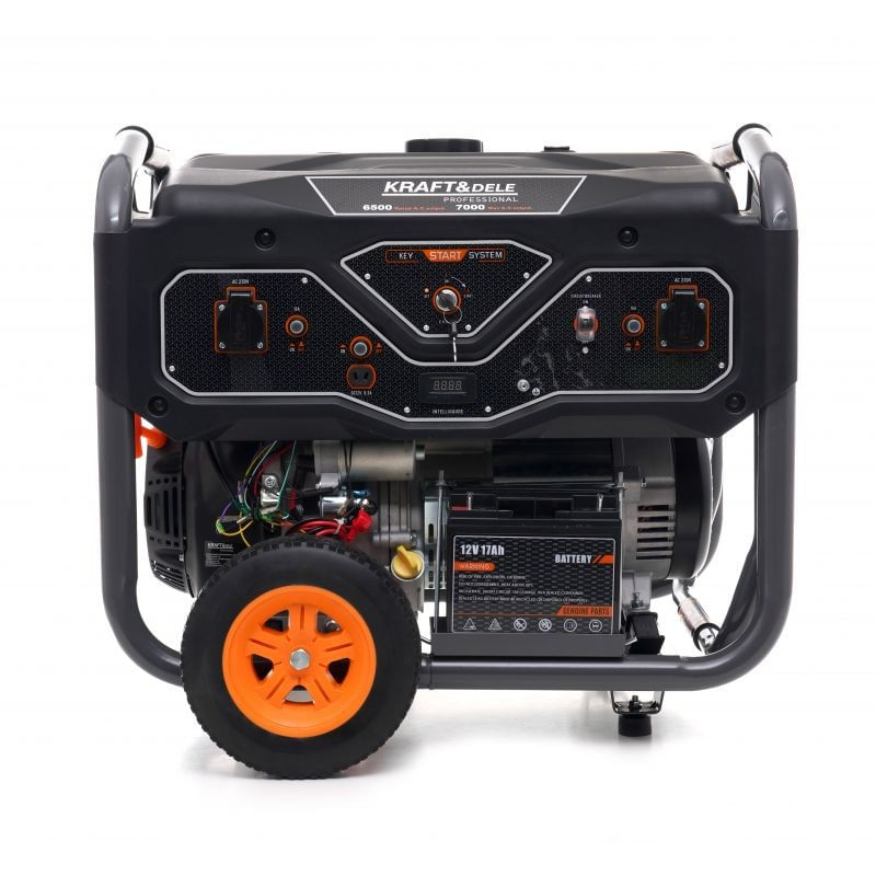 Casa si Gradina - Electrice - Generatoare electrice - Generator curent monofazat, 6.5 kW/7kW, KD696, Kraft&Dele - Infinity.ro