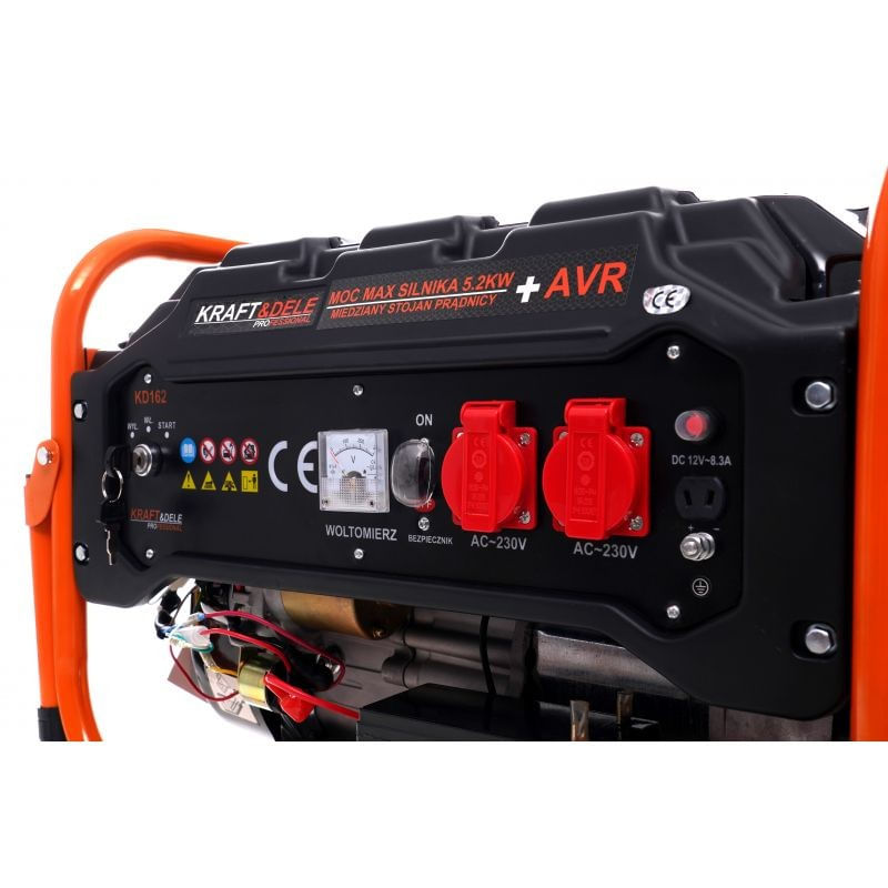 Casa si Gradina - Electrice - Generatoare electrice - Generator de curent, 3500W 12/230V, KD162, Kraft&Dele - Infinity.ro