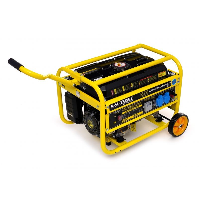 Casa si Gradina - Electrice - Generatoare electrice - Generator curent, 3800W 12/230V, KD125, Kraft&Dele - Infinity.ro