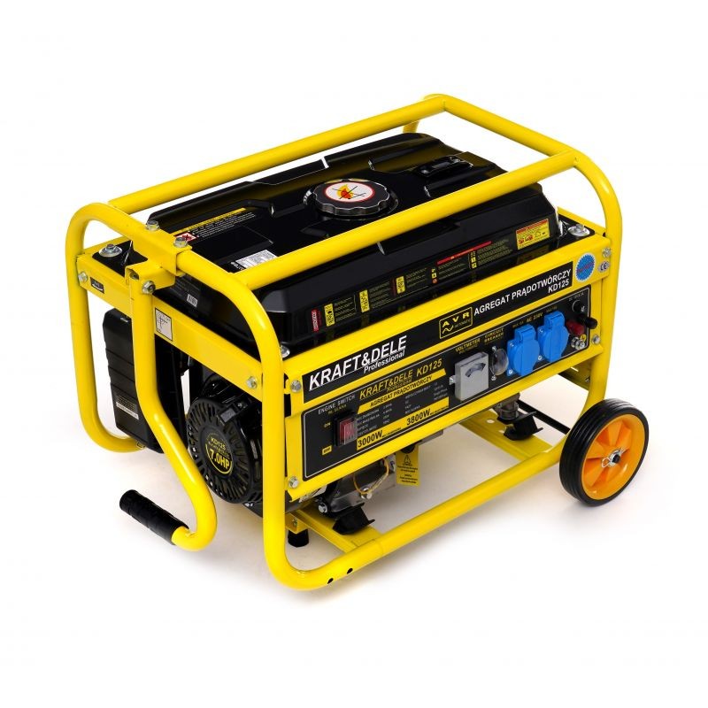 Casa si Gradina - Electrice - Generatoare electrice - Generator curent, 3800W 12/230V, KD125, Kraft&Dele - Infinity.ro