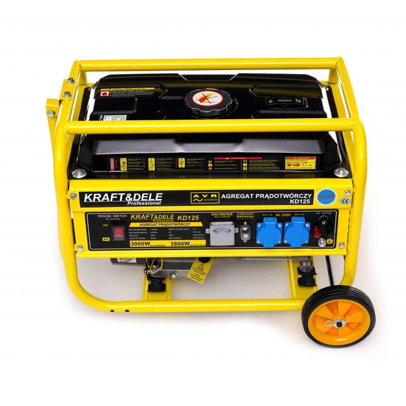 Casa si Gradina - Electrice - Generatoare electrice - Generator curent, 3800W 12/230V, KD125, Kraft&Dele - Infinity.ro