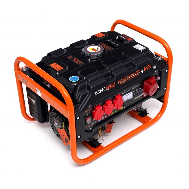 Casa si Gradina - Electrice - Generatoare electrice - Generator de curent, 3500W 12/230V/380V, KD161, Kraft&Dele - Infinity.ro