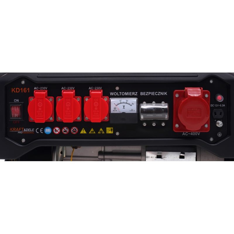 Casa si Gradina - Electrice - Generatoare electrice - Generator de curent, 3500W 12/230V/380V, KD161, Kraft&Dele - Infinity.ro