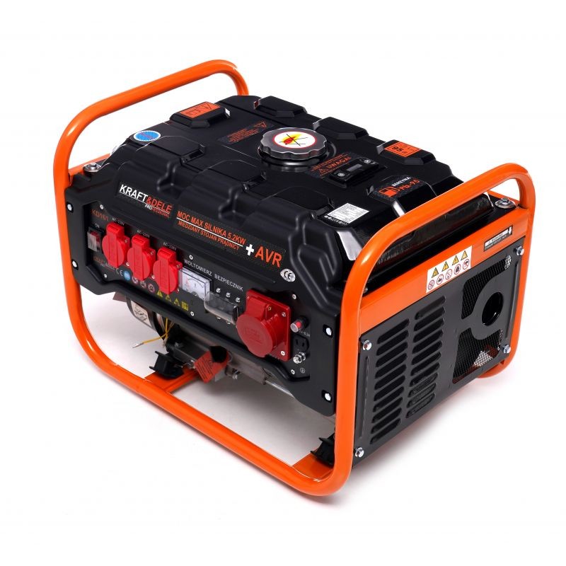 Casa si Gradina - Electrice - Generatoare electrice - Generator de curent, 3500W 12/230V/380V, KD161, Kraft&Dele - Infinity.ro