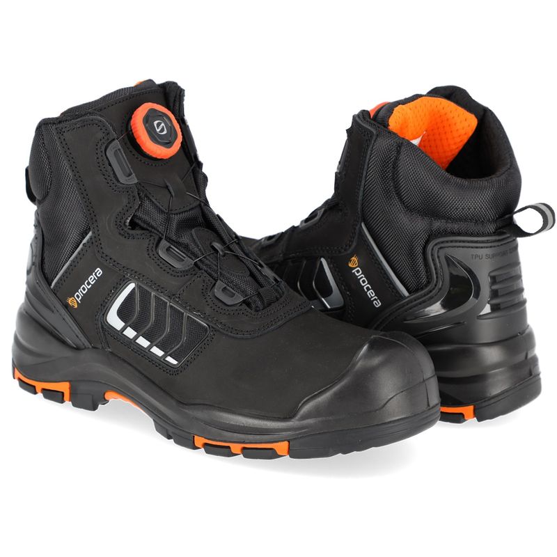 Casa si Gradina - Constructii - Echipamente de lucru - Incaltaminte protectia muncii - Bocanci de protectie, Procera, ROCK S3, piele nubuc, talpa antistatica 47 - Infinity.ro