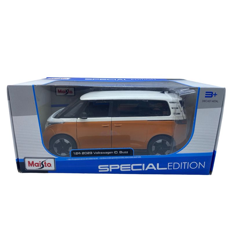 Jucarii, Copii si Bebe - Jucarii si jocuri - Vehicule si jucarii cu telecomanda - Masinute - Macheta metal Volkswagen IDBuzz orange 1:24 special edition - Infinity.ro