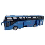 Jucarii, Copii si Bebe - Jucarii si jocuri - Vehicule si jucarii cu telecomanda - Masinute - Macheta metal autobuz Express albastru cu sunet si lumini - Infinity.ro