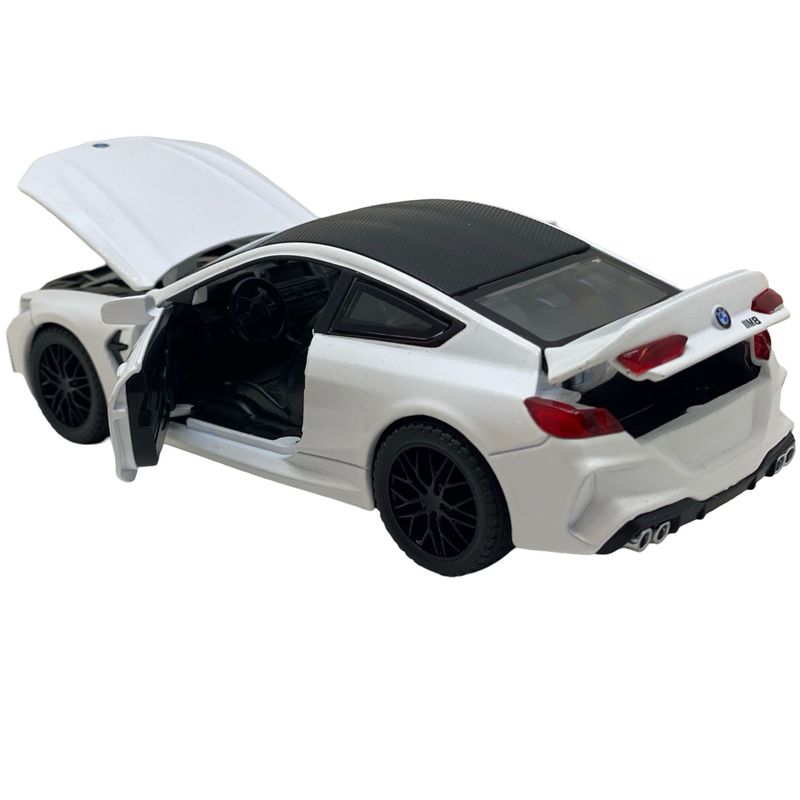 Jucarii, Copii si Bebe - Jucarii si jocuri - Vehicule si jucarii cu telecomanda - Masinute - Macheta replica metal BMW M8 alb deschide usi, capota, portbagaj - Infinity.ro