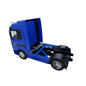 Macheta cap tractor Mercedes Actros 1857 albastru 4x2 1/32 Welly