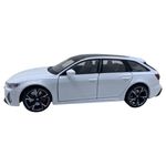 Jucarii, Copii si Bebe - Jucarii si jocuri - Vehicule si jucarii cu telecomanda - Masinute - Macheta Audi RS6 alba deschide 4 usi, portbagaj si capota, lumini si sunete - Infinity.ro
