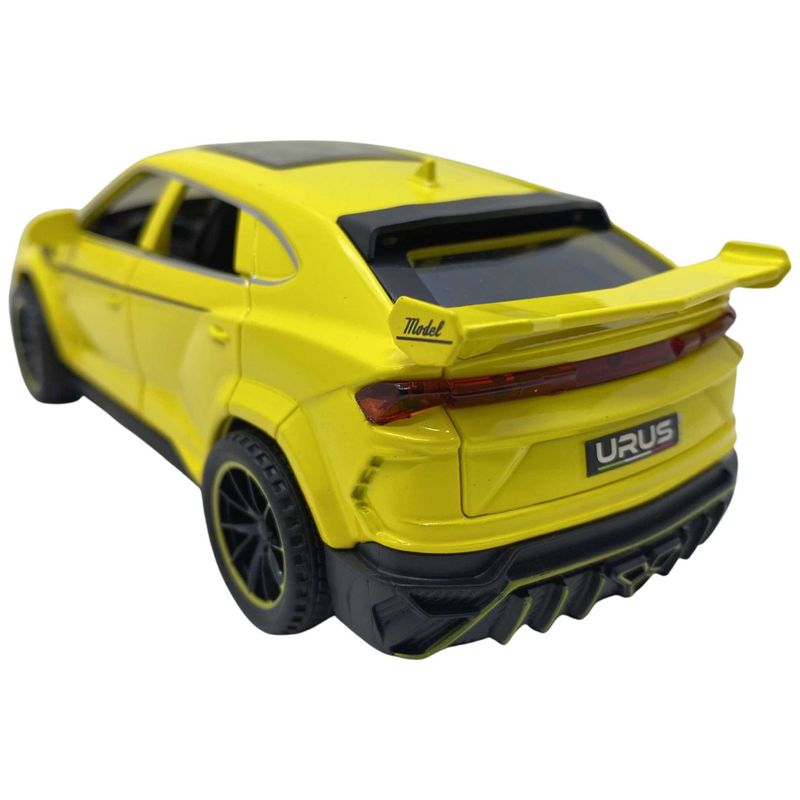 Jucarii, Copii si Bebe - Jucarii si jocuri - Vehicule si jucarii cu telecomanda - Masinute - Macheta replica Lamborghini Urus galben deschide 4 usi, prtbagaj si capota, lumini si sunete  bf2023 - Infinity.ro