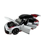 Jucarii, Copii si Bebe - Jucarii si jocuri - Vehicule si jucarii cu telecomanda - Masinute - Macheta Audi RS6 1:32 alba replica metal lumini si sunete usi deschise portbagaj functional - Infinity.ro