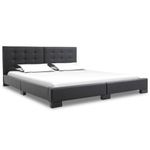 Casa si Gradina - Mobilier - Paturi si accesorii - Paturi - Cadru de pat fara saltea, piele ecologica neagra, 200x160 cm - Infinity.ro