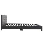 Casa si Gradina - Mobilier - Paturi si accesorii - Paturi - Cadru de pat fara saltea, piele ecologica neagra, 200x160 cm - Infinity.ro