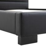 Casa si Gradina - Mobilier - Paturi si accesorii - Paturi - Cadru de pat fara saltea, piele ecologica neagra, 200x160 cm - Infinity.ro