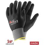 Casa si Gradina - Constructii - Echipamente de lucru - Manusi protectia muncii - Manusi de protectie imersate cu nitril negru RNIFO-PLUS 8 - Infinity.ro