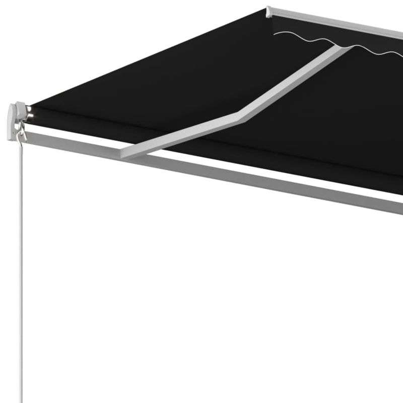 Casa si Gradina - Gradina si terasa - Umbrele si pavilioane - Umbrele - Copertina retractabila manual, antracit, 400x300 cm - Infinity.ro