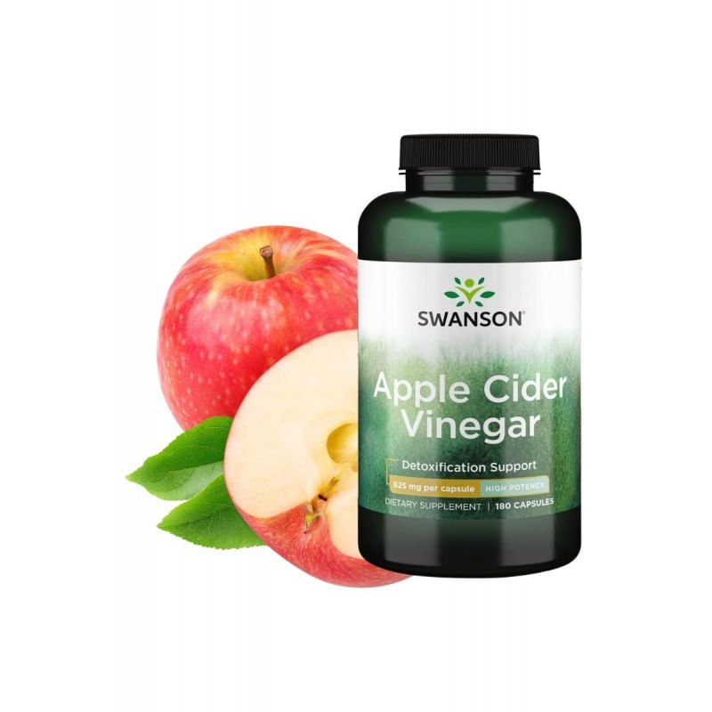 Ingrijire personala si Cosmetice - Sanatate si wellness - Suplimente alimentare - Alte suplimente alimentare - Apple Cider Vinegar 625mg 180 Capsule, Swanson - Infinity.ro