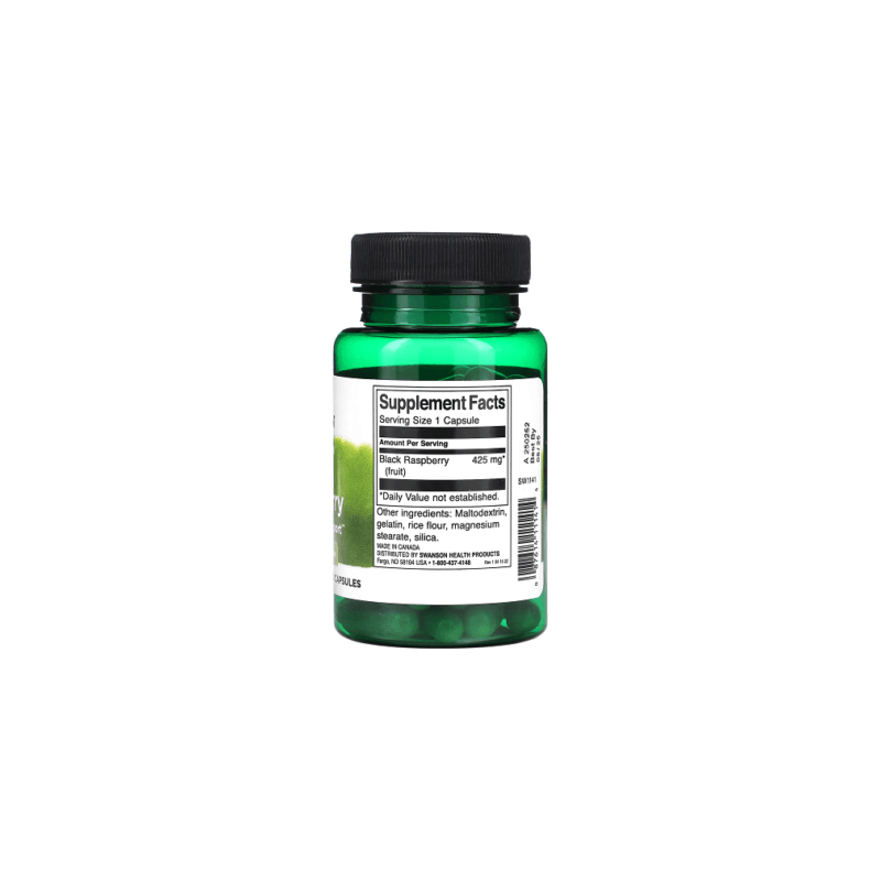 Ingrijire personala si Cosmetice - Sanatate si wellness - Suplimente alimentare - Alte suplimente alimentare - Full Spectrum Black Raspberry - Zmeura neagra 425 mg 60 Capsule, Swanson - Infinity.ro