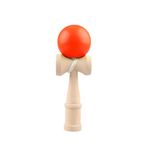Jucarii, Copii si Bebe - Jucarii si jocuri - Jucarii & jocuri educative - Jucarii interactive - Kendama THK Originala, Profesionala, Flippy, Lemn, Rubber Grip, 18 cm, Rosu - Infinity.ro