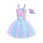 Jucarii, Copii si Bebe - Jucarii si jocuri - Jucarii de rol - Masti si costume copii - Rochie Printesa Sirena Ariel THK, curcubeu - 2 ani - Infinity.ro