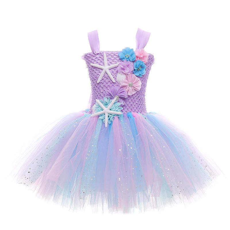 Jucarii, Copii si Bebe - Jucarii si jocuri - Jucarii de rol - Masti si costume copii - Rochie Printesa Sirena Ariel THK, curcubeu - 2 ani - Infinity.ro