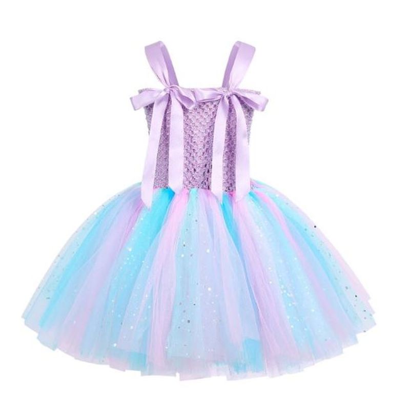 Jucarii, Copii si Bebe - Jucarii si jocuri - Jucarii de rol - Masti si costume copii - Rochie Printesa Sirena Ariel THK, curcubeu - 2 ani - Infinity.ro