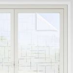 Casa si Gradina - Constructii - Ferestre si accesorii - Accesorii ferestre - Folie pentru Fereastra Statica Model stea 45 x 500 cm PVC - Infinity.ro