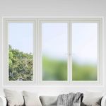 Casa si Gradina - Constructii - Ferestre si accesorii - Accesorii ferestre - Folie pentru Fereastra Statica Gri Fros 90 x 1000 cm PVC - Infinity.ro