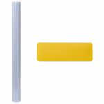 Casa si Gradina - Constructii - Ferestre si accesorii - Accesorii ferestre - Folie pentru Fereastra Statica Gri Fros 90 x 1000 cm PVC - Infinity.ro