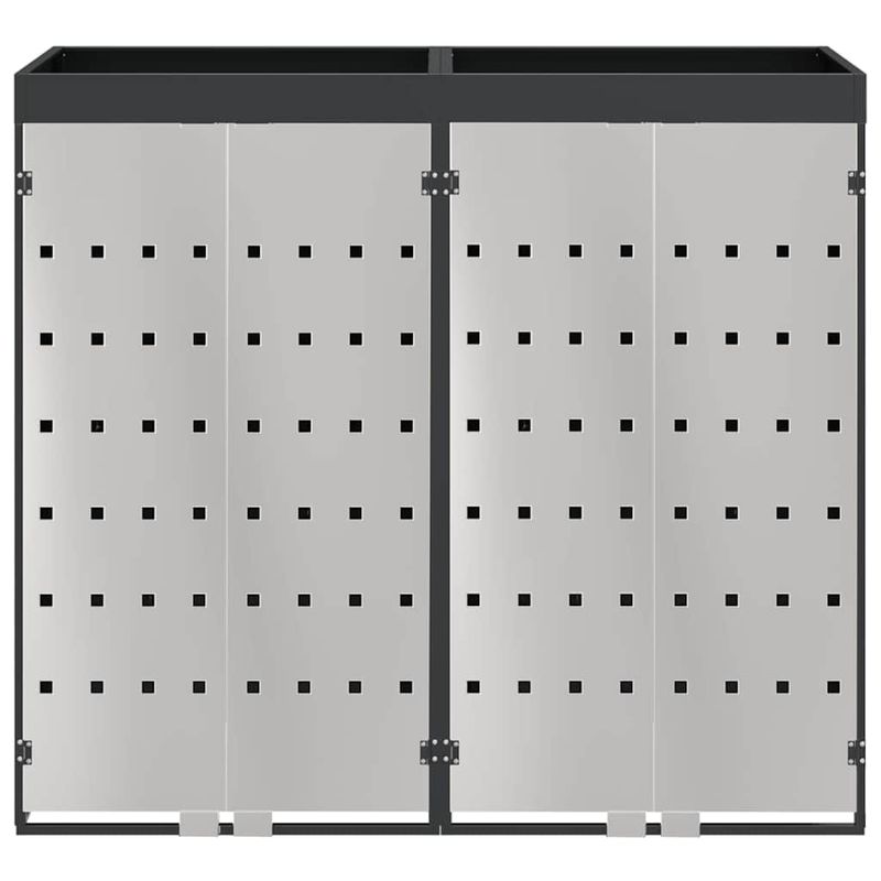 Casa si Gradina - Mobilier - Organizare si depozitare - Cosuri de gunoi - Depozitare pentru 3 pubele Wheelie Antracit - Infinity.ro