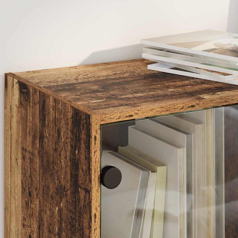 Casa si Gradina - Mobilier - Comode si corpuri - Comode - Bufet 2 pcs Lemn Vechi 136 x 37 x 142 cm Lemn compozit - Infinity.ro
