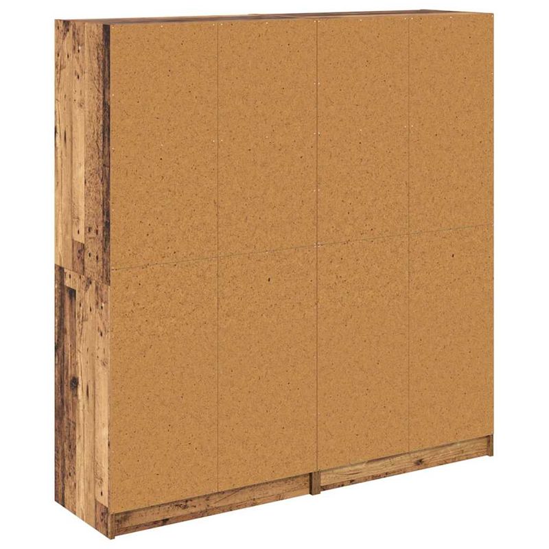 Casa si Gradina - Mobilier - Comode si corpuri - Comode - Bufet 2 pcs Lemn Vechi 136 x 37 x 142 cm Lemn compozit - Infinity.ro