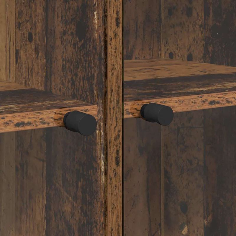 Casa si Gradina - Mobilier - Comode si corpuri - Comode - Bufet 2 pcs Lemn Vechi 136 x 37 x 142 cm Lemn compozit - Infinity.ro