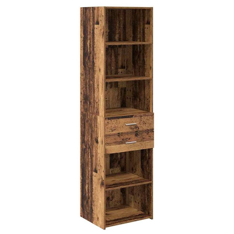 Casa si Gradina - Mobilier - Comode si corpuri - Comode - Bufet cu sertar Lemn Vechi 50 x 42,5 x 185 cm Lemn compozit - Infinity.ro