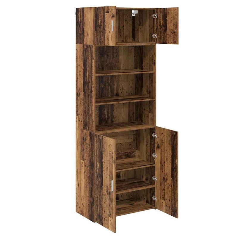 Casa si Gradina - Mobilier - Comode si corpuri - Comode - Dulap de depozitare Lemn Vechi 80 x 42,5 x 225 cm Lemn compozit - Infinity.ro