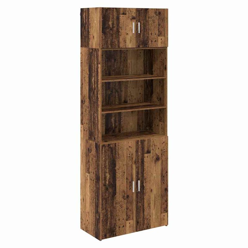 Casa si Gradina - Mobilier - Comode si corpuri - Comode - Dulap de depozitare Lemn Vechi 80 x 42,5 x 225 cm Lemn compozit - Infinity.ro