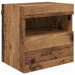 Casa si Gradina - Mobilier - Comode si corpuri - Comode - Unitati TV de perete cu LED 5 pcs Lemn Vechi 40,5 x 30 x 90 cm - Infinity.ro