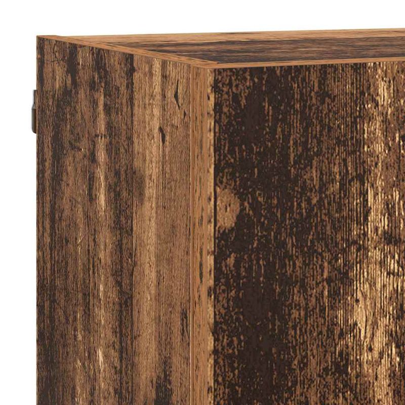 Casa si Gradina - Mobilier - Comode si corpuri - Comode - Unitati TV de perete cu LED 5 pcs Lemn Vechi 40,5 x 30 x 90 cm - Infinity.ro