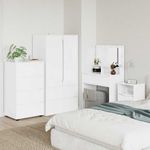 Casa si Gradina - Mobilier - Dulapuri si sifoniere - Dulapuri - Dulapuri de depozitare 2 pcs Alb lucios 60 x 48 x 105 cm - Infinity.ro
