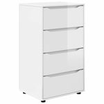 Casa si Gradina - Mobilier - Dulapuri si sifoniere - Dulapuri - Dulapuri de depozitare 2 pcs Alb lucios 60 x 48 x 105 cm - Infinity.ro