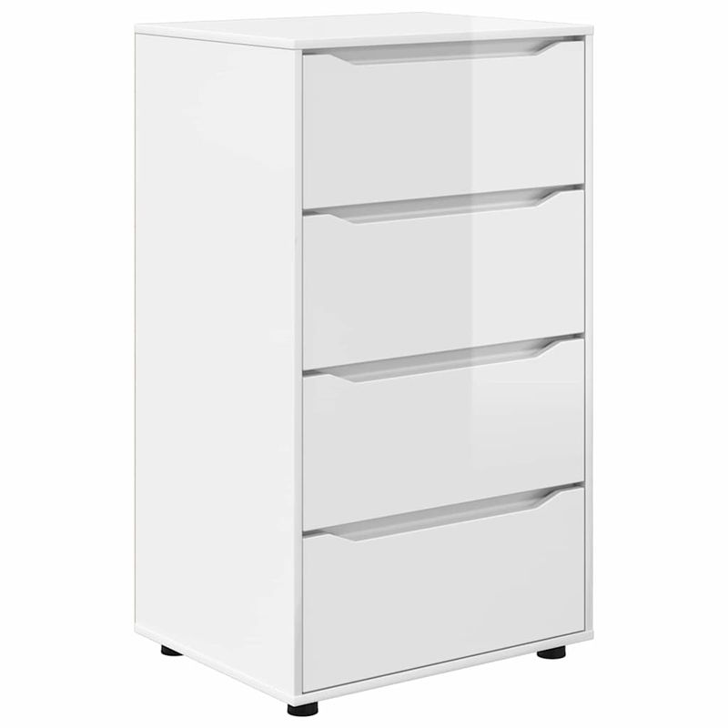 Casa si Gradina - Mobilier - Dulapuri si sifoniere - Dulapuri - Dulapuri de depozitare 2 pcs Alb lucios 60 x 48 x 105 cm - Infinity.ro