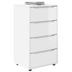 Casa si Gradina - Mobilier - Dulapuri si sifoniere - Dulapuri - Dulapuri de depozitare 2 pcs Alb lucios 60 x 48 x 105 cm - Infinity.ro
